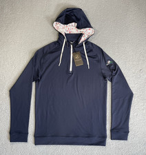 Swannies Golf VanDyke Hoodie Golf Now Mens Size S Blue