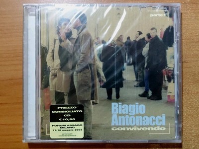  Biagio Antonacci Convivendo Teil 1 CD (2004) Italienischer Pop Top Zustand