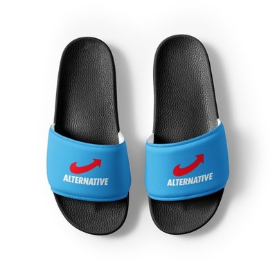 ALTERNATIVE 2, AfD Badeschlappen/Hausschuhe, Deutschland/Alice Weidel/Just do it