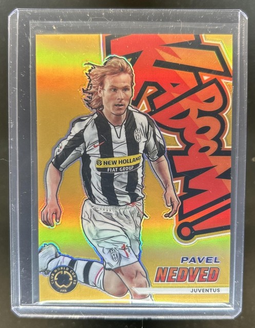 2025 Panini Prizm FIFA Club World Cup Pavel Nedved Kaboom! SSP Gold #/10