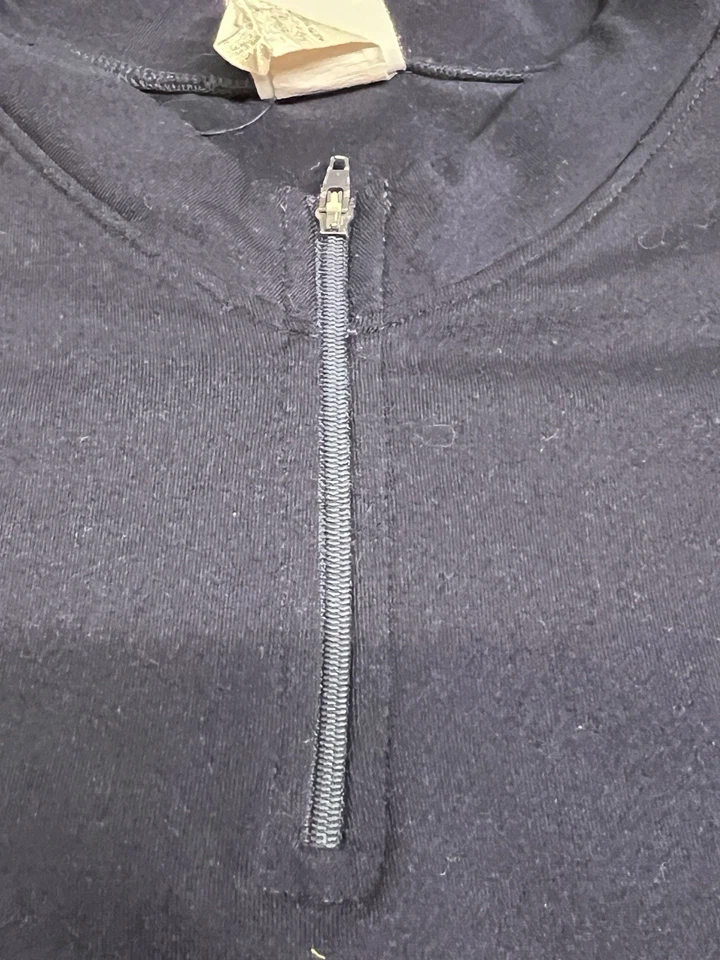 Asics Mujer 1/4 Cremallera Manga Corta Negra Camisa para Correr Capa Base Atlética Talla L Foto 4 de 4