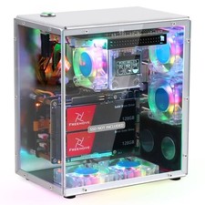 Raspberry Pi 5 Case Kit Pro, Dual M.2 NVMe SSD Slots, 5 PWM 2x Slot no SSD