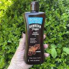 Hawaiian Tropic Dark Tanning Oil Original 10.8 Oz 35 More Bonus Bottle Read