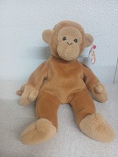 Ty Beanie Baby Bongo the Monkey Brown Tail 3rd Hang Tag, 2nd Tush Tag