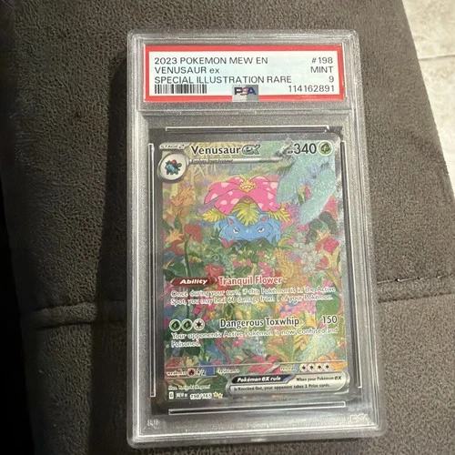 PSA 9 Venusaur ex 198/165 Special Illustration Rare SV151 Pokemon Mint