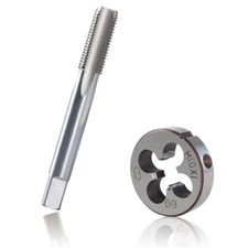 MCSDFN M10 x 1.0 Metric Tap and Die Set, x 1.0mm High-speed Steel M10x1mm