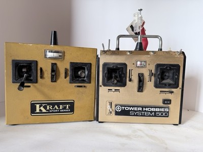 Vintage  Kraft Sport Series RC Transmitter & Tower Hobbies Sys  500 Radio