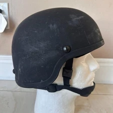 Paraclete / Revision Ballistic Helmet Level IIIA Black Full Cut LARGE w/Dial #6