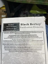 Waterdrop BB9-2 Replacement Water Filter for Berkey, Black - 2 Pack