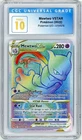 Pokemon Mewtwo Vstar #079 Pokemon GO Rainbow CGC Pristine 10