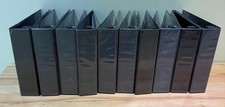 10 Pack Black 3.5 inches 3-Ring Binders with ...