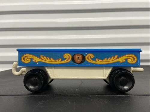 Fisher Price Circus Train Vintage Flat Animal Car 1970s