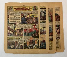 1947 seven page cartoon story ~ STEPHEN A DOUGLAS, JOHN BROWN slavery debate