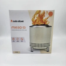 Solo Stove Mesa XL Smokeless Tabletop Fire Pit  - Bone - New