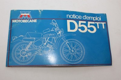 Betriebsanleitung notice d'emploi Motobecane D55TT (französisch)
