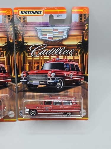 2021 Matchbox 1963 CADILLAC AMBULANCE Walmart Series 4/12 Lot x2 - Picture 3 of 7