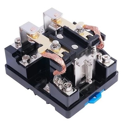 Coil Voltage DC 24V 80A DPDT Electromagnetic Relay, High Power Relay DC 24V