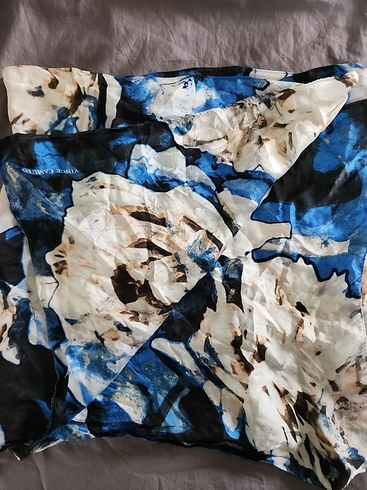 Womens Vince Camuto Silk Scarfs Lot Of 2 - Image 4 of 4