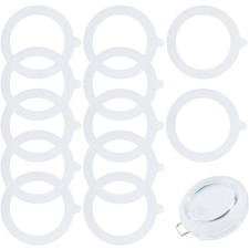 12 Pcs Rubber Seals 3.75 Inch Airtight Silicone Jar Gaskets Replacement