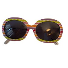 GYMBOREE PRETTY POSIES MULTI COLOR STRIPE SUNGLASSES 4  Up NWT