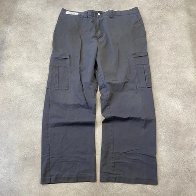 Pantalon de travail Dickies Cargo pour hommes 40" coupe droite régulière, gris - Photo 1/4