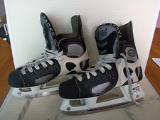 CCM Prolite 3 1152 Custom Tacks Size 3.5 Ice Hockey Skates E/B. Black White