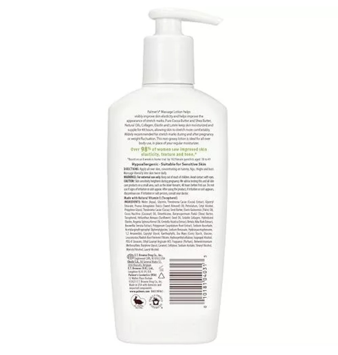 Palmer's Cocoa Butter Formula Massage Lotion For Stretch Marks, Pregnancy Skin