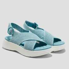 NEW Vivaia Size 41.5 US 10 AdaptAll Adapt All Sport Sandals Kara Smoky Blue