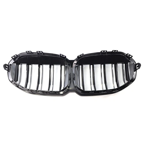 Barra de parachoques parrilla de riñón negra brillante para BMW Serie 1 F40 2019-21 estilo M4 - Imagen 7 de 10