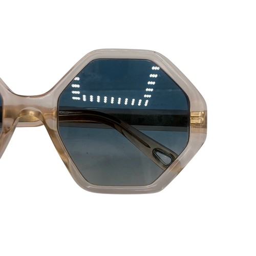 Chloé Willow Octagonal Sunglasses | Translucent | Gradient Lenses Luxe Parisian - Picture 10 of 15