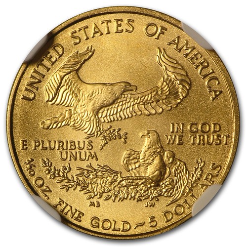 2005 1/10 oz American Gold Eagle MS-69 NGC - Picture 3 of 3
