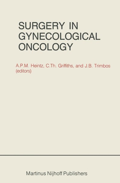 Surgery In Gynecological Oncology A. P. M. Heintz-image