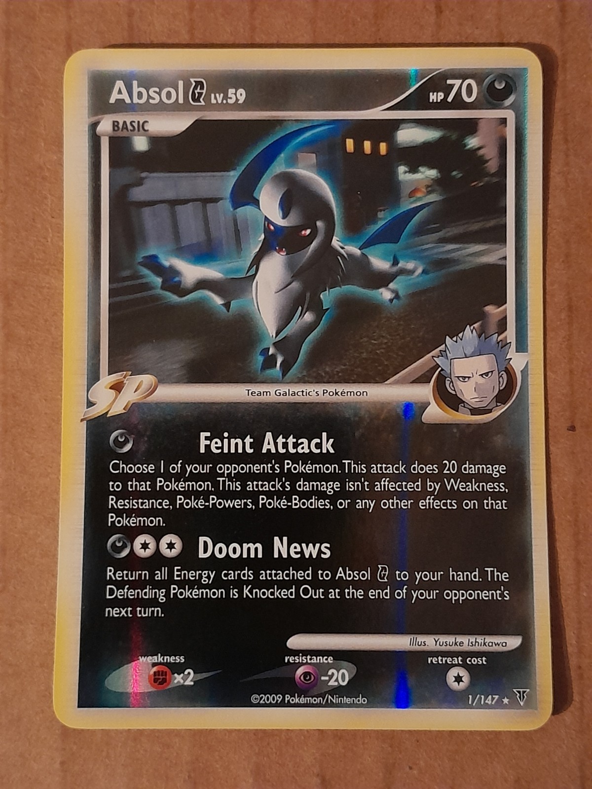 Pokemon Absol G 1/147 Supreme Victors Reverse Holo NM See Pictures