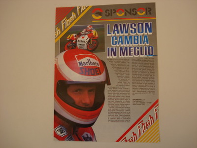 advertising Pubblicità 1987 CASCO SHOEI e EDDIE LAWSON | eBay