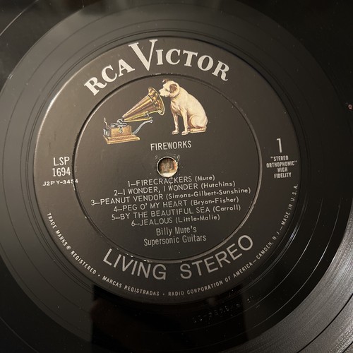 Billy Mure's Supersonic Guitars - Fireworks Living Stereo RCA Victor - LSP-1694 - Picture 5 of 7
