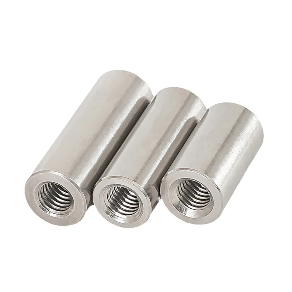 Gewindemuffen M3 M4 bis M20 Rund Verbindungsmutter Langmutter Edelstahl A2 V2A - Bild 4 von 4