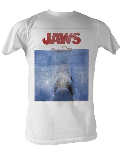 White XL WACKO MARIA JAWS T-Shirt crew neck T-Shirt Wacko