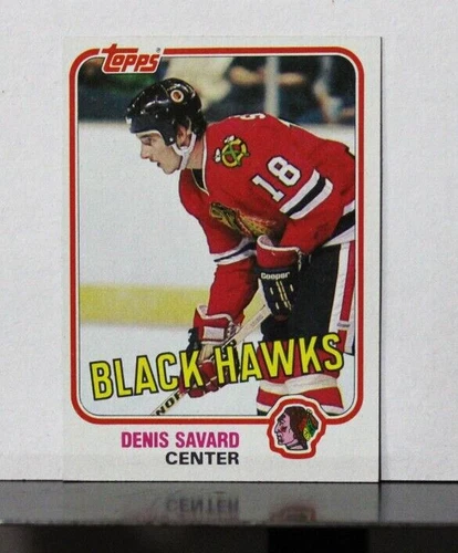 1981 Topps #W75 Denis Savard RC Chicago Blackhawks