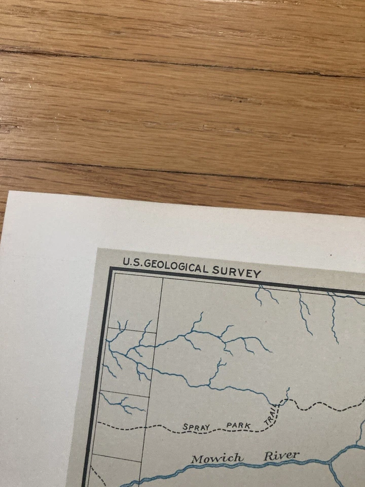 Mount Rainier glacier System, Washington Antique, ￼USGS Topo Map - Image 3 of 4