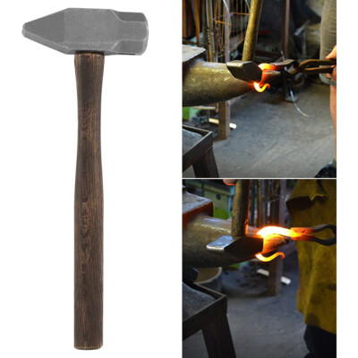 4LB Blacksmith Hammer Cross Peen for Farrier Knife Maker Bladesmith Forging Tool