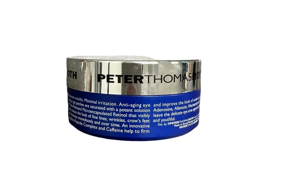 Parches para ojos Peter Thomas Roth Retinol Fusion PM Hydra Gel (60) nuevos Foto 2 de 3