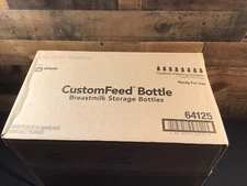 Abbott CustomFeed Breastmilk Storage Bottle 60mL Reusable Freezable  100 Qty