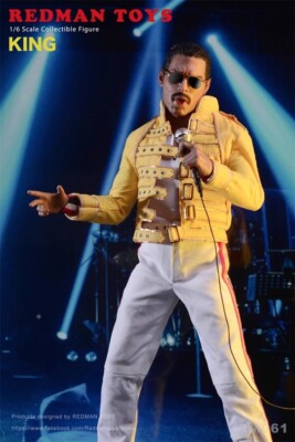 REDMAN TOYS 1/6 クイーン バンド キング  RM061 REDMAN TOYS 1/6 Queen - RockBand KING Freddie Action Figure