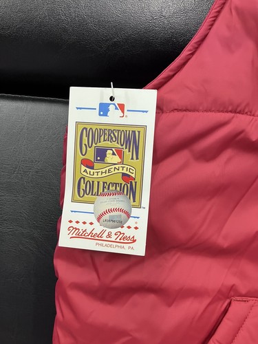 Philadelphia Phillies Mitchell & Ness Cooperstown Collection MLB Vest Size 5XL - Picture 5 of 8