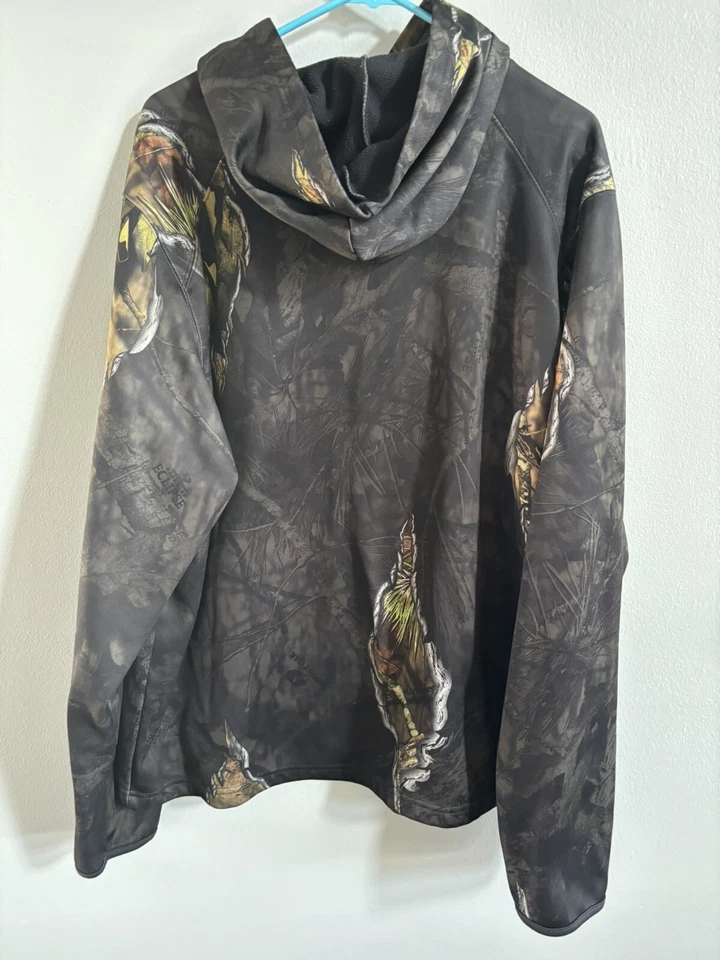 Mossy Oak Camo Hoodie Sweatshirt Large Country Break Up w kangaroo Pocket - Image 2 of 4