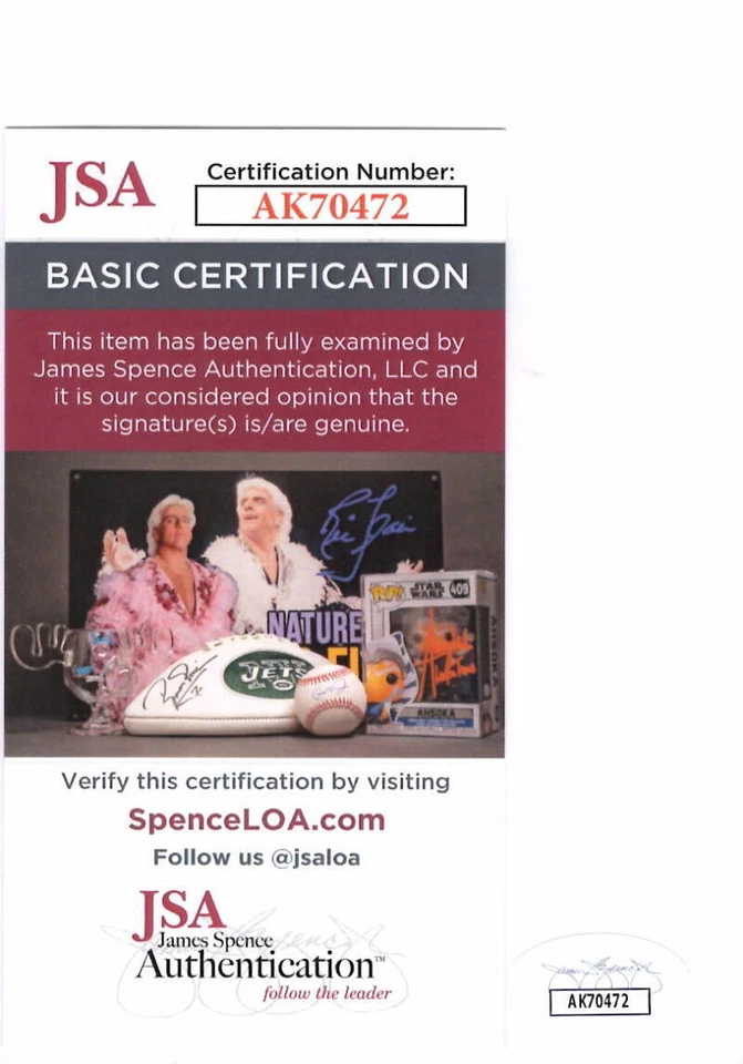 Roger Federer Signed Autograph 4x6 Photo Card - US Open & Wimbledon Champion JSA - Image 2 of 2