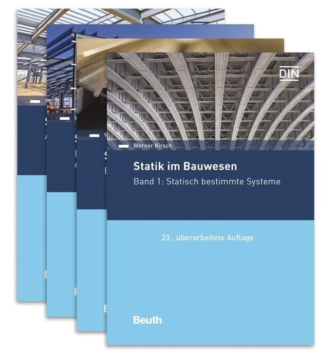 Thumbnail - Statik Bauwesen, 4 Bde. Von Werner Kirsch, Eric Scholz, Paul Spitzer