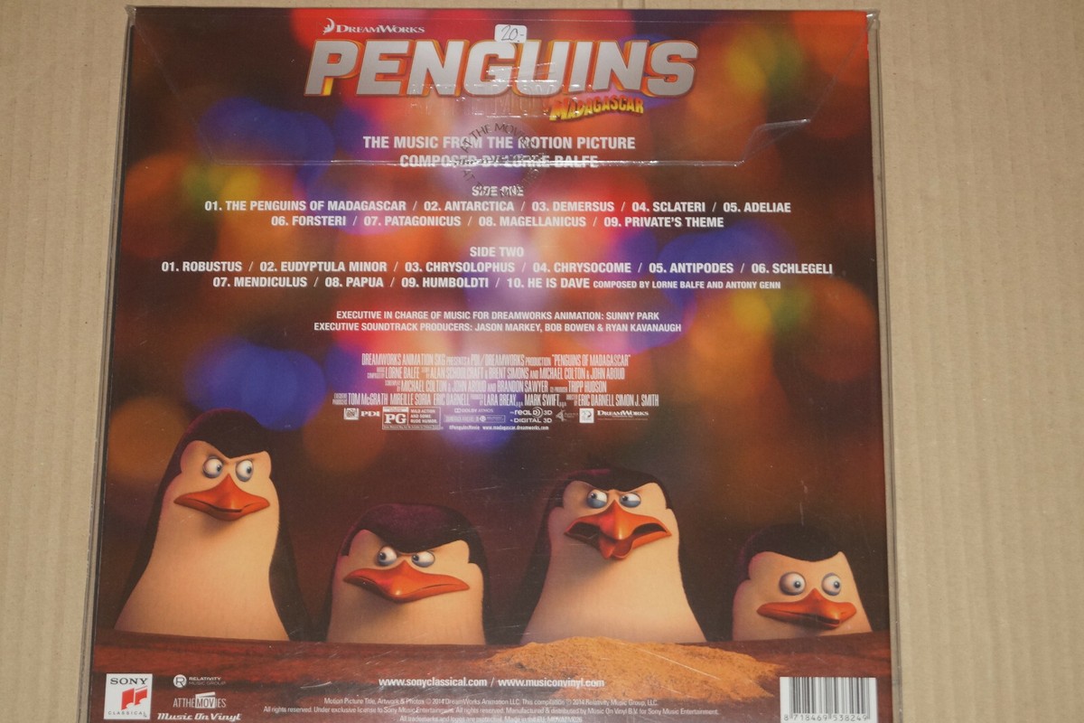 Penguins Of Madagascar - (Lorne Balfe) LP Soundtrack, colored