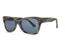 Authentic Cutler and Gross Sunglasses Women Grey Horn 1010 GRH 53-19-145