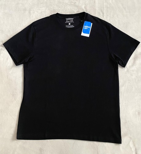 Porter & Ash Shirt Men's XL Essential Performance Black Crew Classic